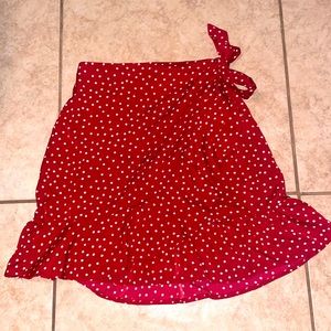 Red Polka Dot Skirt